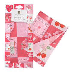 Love Icons Tissue Paper - 4 Sheets | Wedding Decor |