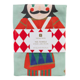 Nutcracker Harlequin Christmas Tea Towel | Kitchenware |
