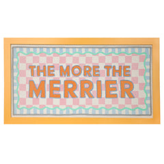 Orange Fabric Framed Sign - 62cm | Summer Home Decor |