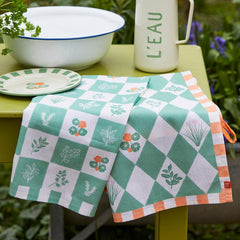 Herb Fabric Tea Towels - 2 Pack | Kitchenware |