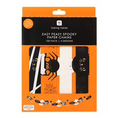 Halloween Paper Chains Decorations - 100 Pack | Party Decor |