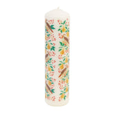 Partridge & Pear Advent Pillar Candle | Christmas Decor |