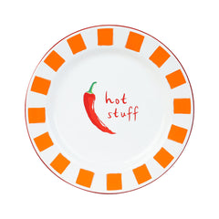 Chilli Enamel Plate - 20cm | Summer Dinner Plates |
