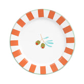 Olive Enamel Plate - 20cm | Summer Dinner Plates |