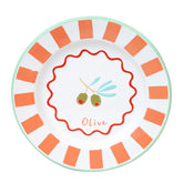 Olive Enamel Plate - 25cm | Summer Plates |