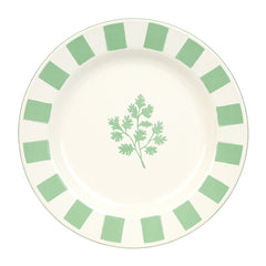 Parsley Enamel Plate - 26cm | Summer Dinner Plates |