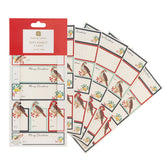 Partridge & Pear Gift Labels - 50 Pack | Christmas Gift Wrap |