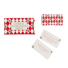 General Knowledge Trivia Christmas Mini Sleigh - 6.5cm | Christmas Game |