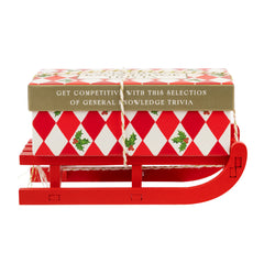 General Knowledge Trivia Christmas Mini Sleigh - 6.5cm | Christmas Game |