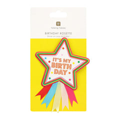 Birthday Star Rosette Badge | Party Supplies |