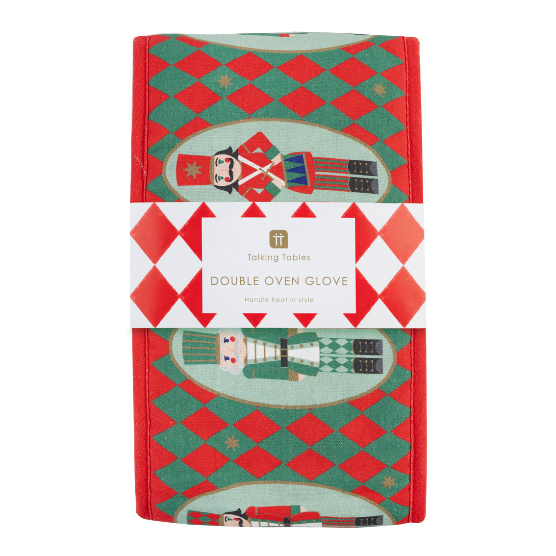 Nutcracker Red Double Christmas Oven Gloves | Kitchenware |