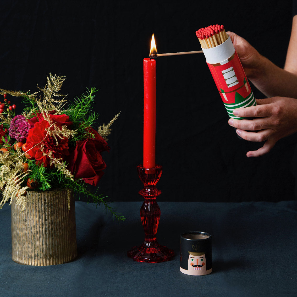 Nutcracker Tube Of Matches Approx 50 | Festive Matches |