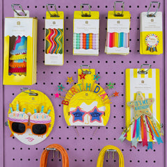 Birthday Brights Enamel "Happy Birthday" Badge
