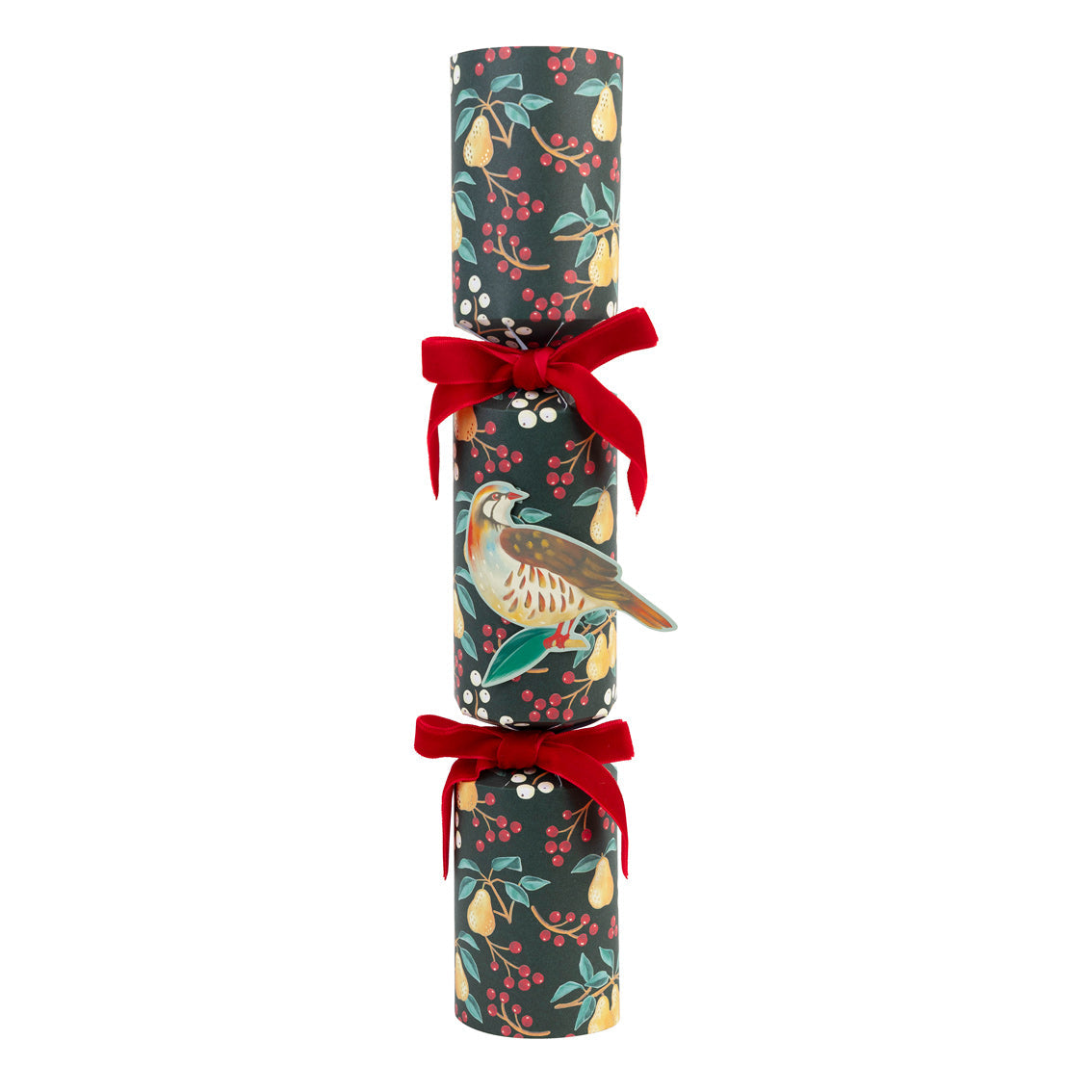 Partridge & Pear Christmas Crackers - 6 Pack | Christmas Decor |