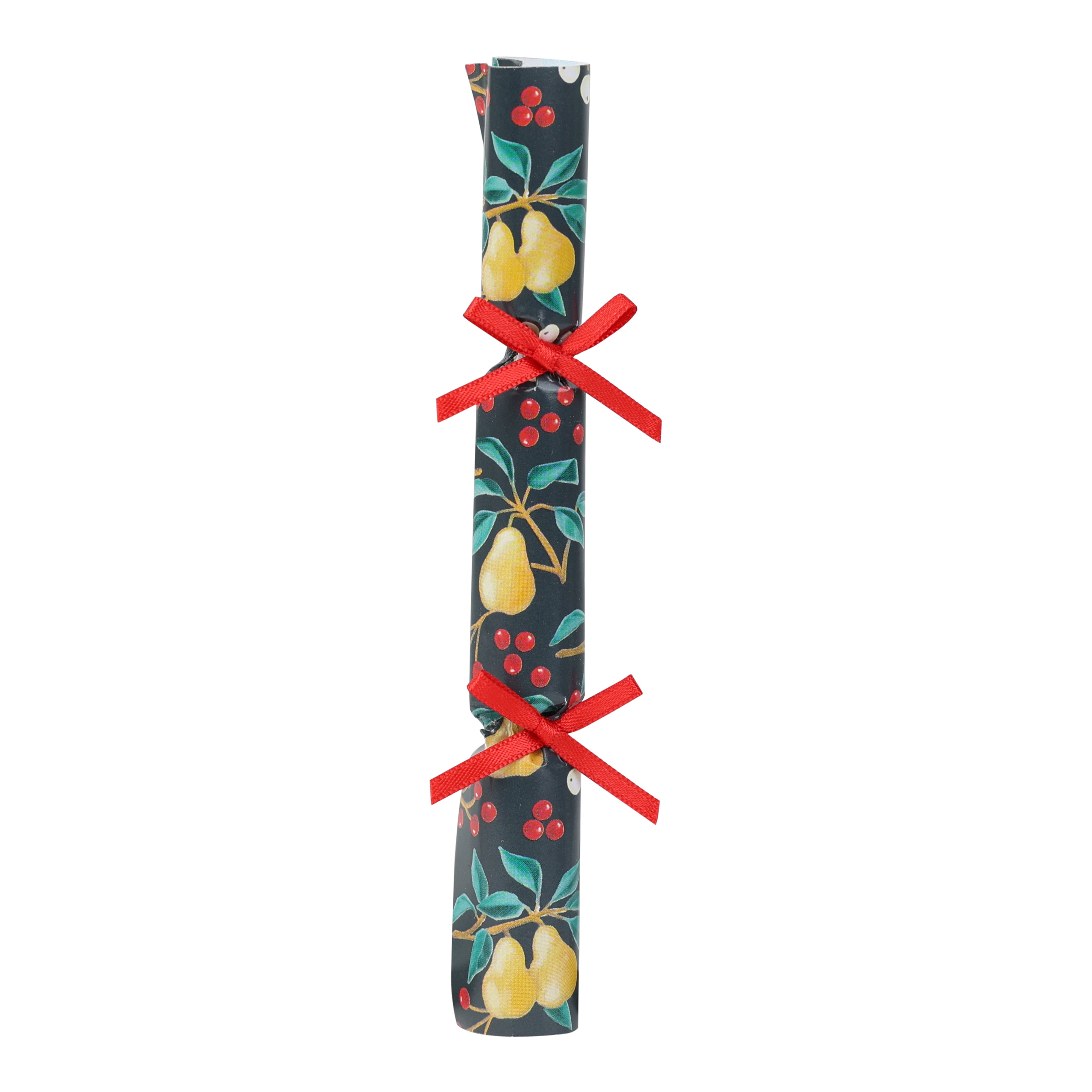 Partridge & Pear Christmas Saucer Crackers - 10 Pack Display | Christmas Decor |