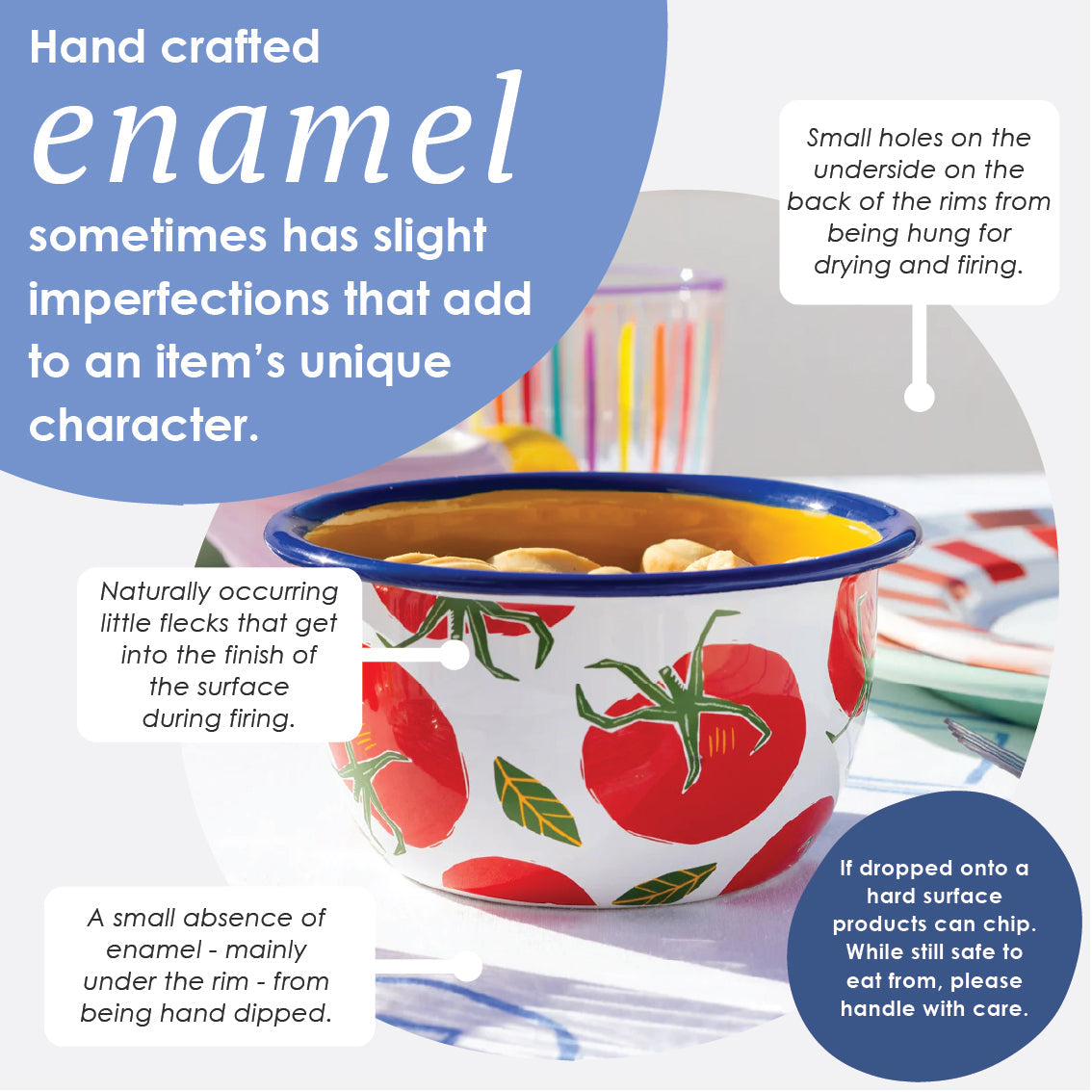 Olive Enamel Bowl - 10cm | Summer Bowls |