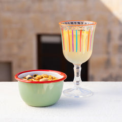 Olive Enamel Bowl - 10cm | Summer Bowls |