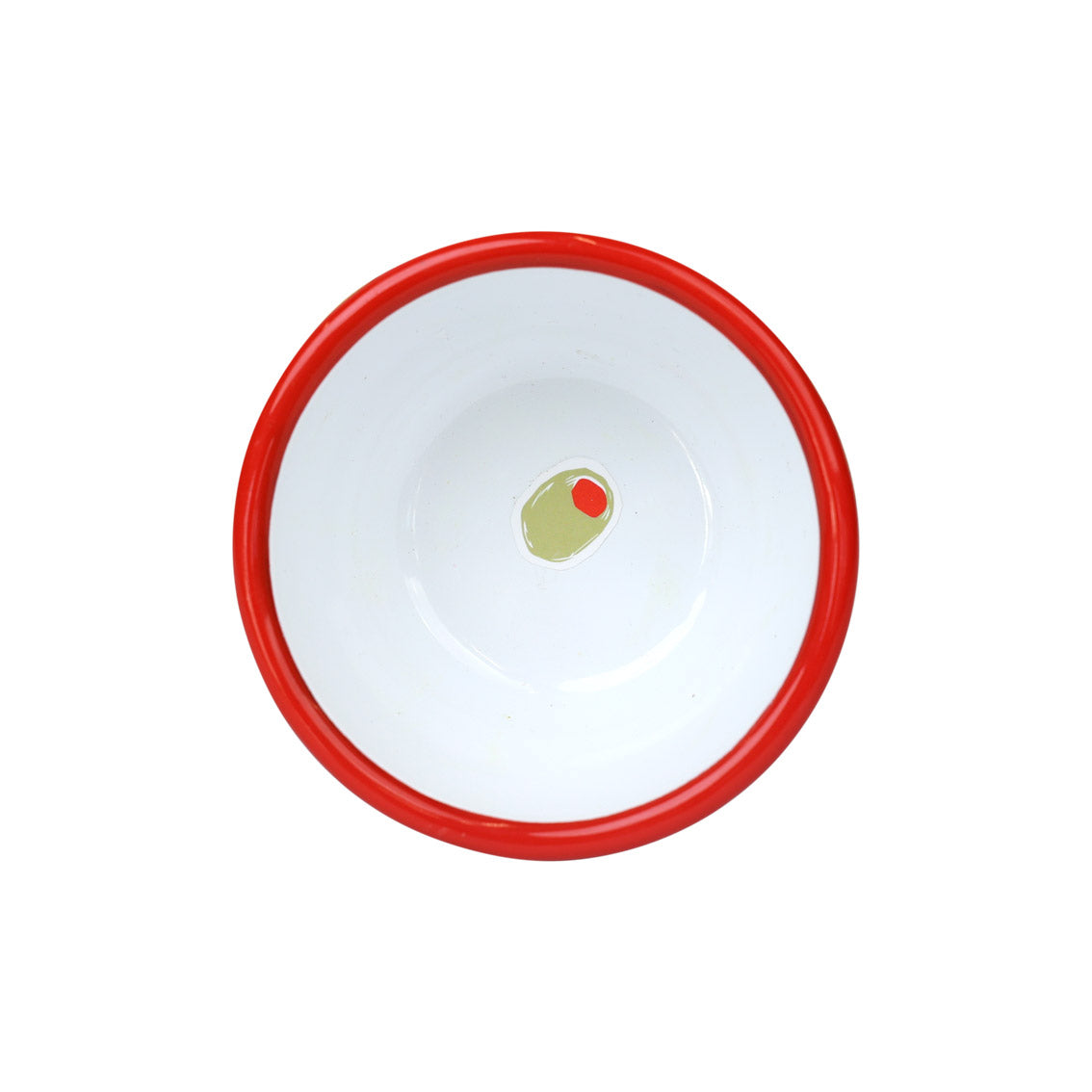 Olive Enamel Bowl - 10cm | Summer Bowls |