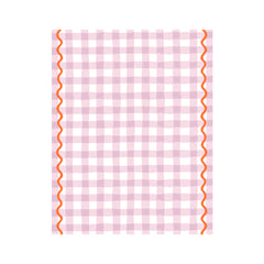 Lilac Gingham Cotton Table Cloth | Party Decor |