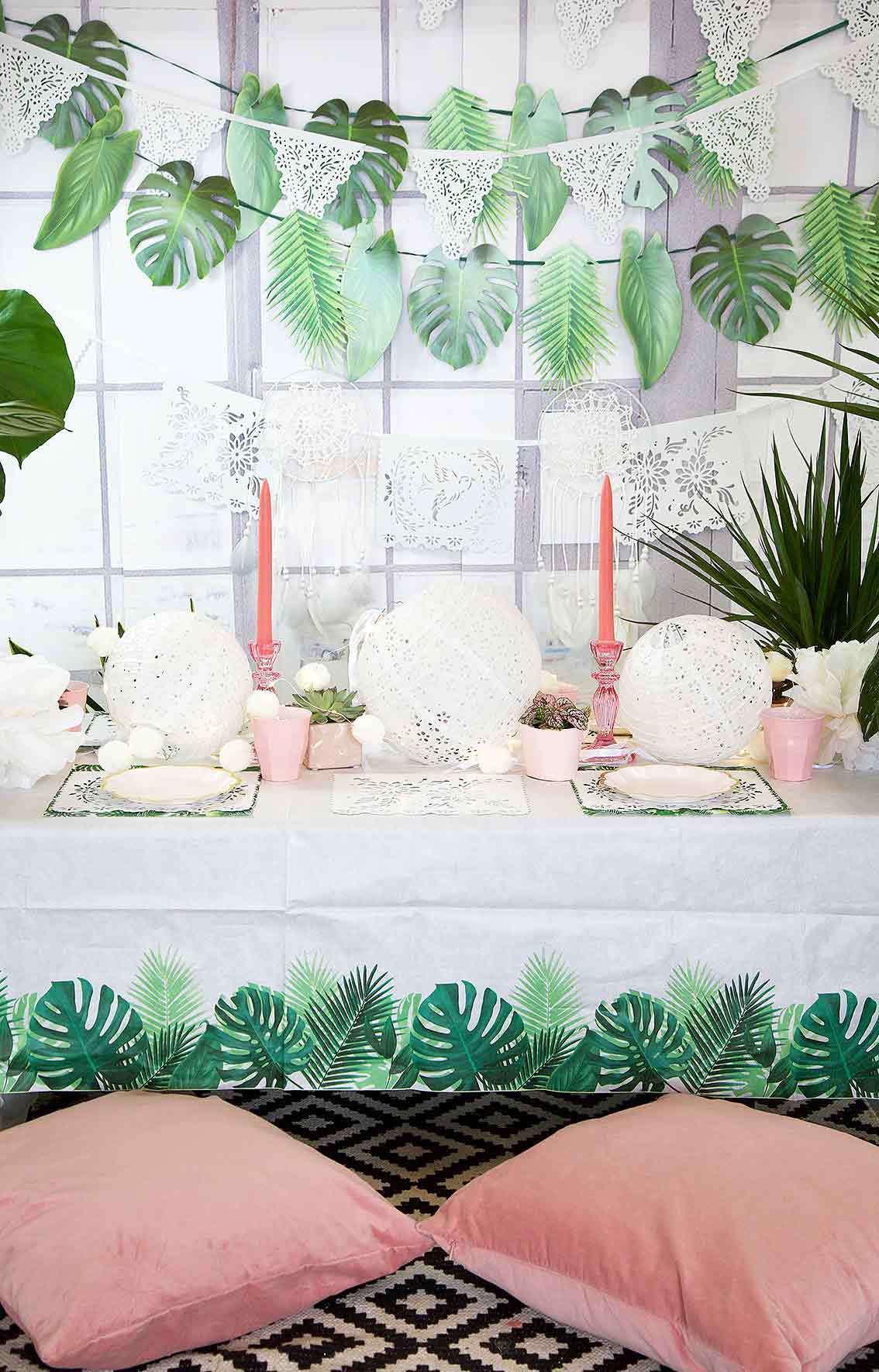 Palm Leaf Garland - 2.6m | Summer Party Decor |