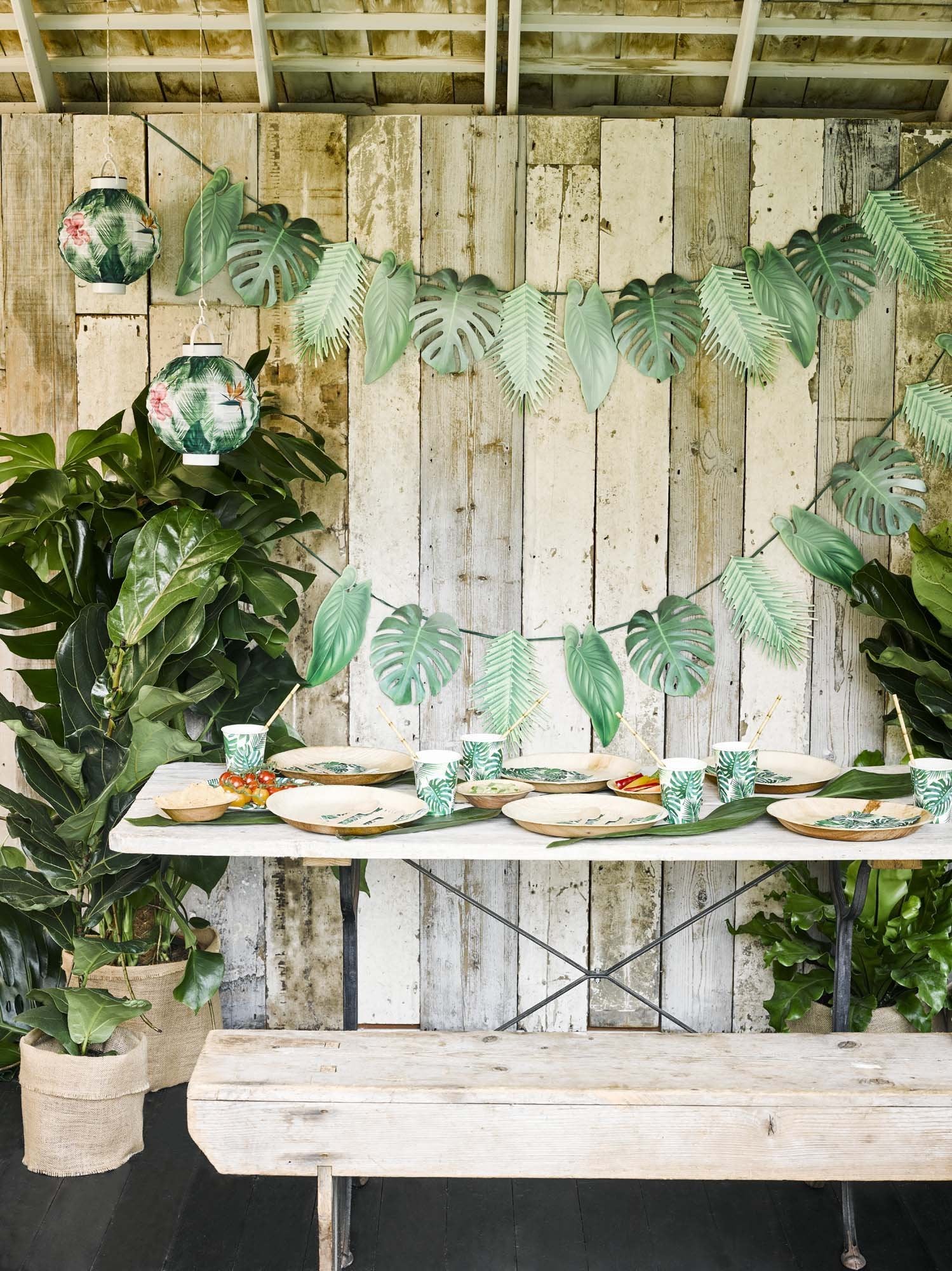 Palm Leaf Garland - 2.6m | Summer Party Decor |
