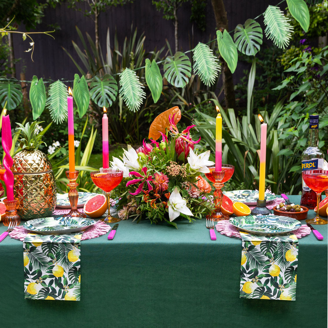 Palm Leaf Garland - 2.6m | Summer Party Decor |