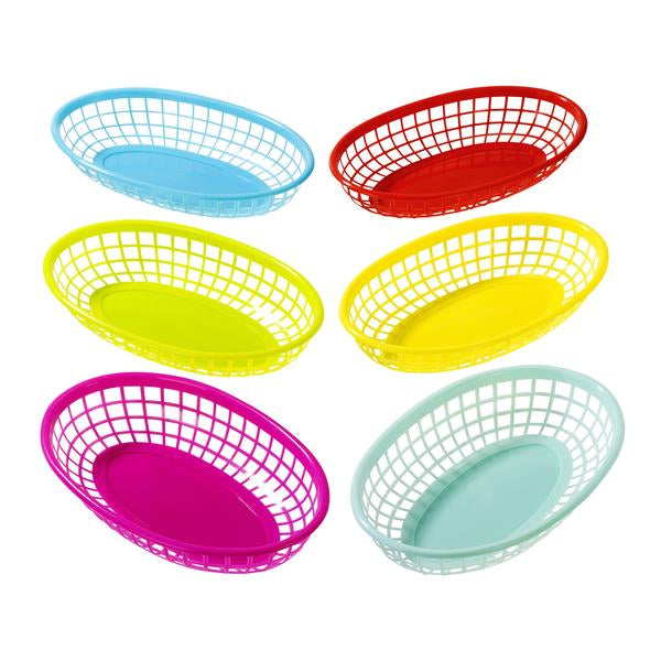 Coloured Food Baskets | Party Tableware |