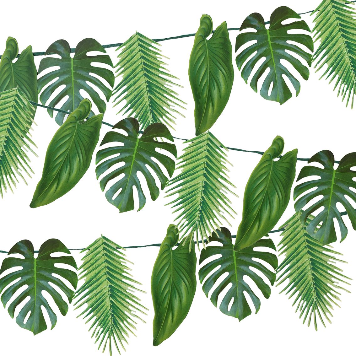 Palm Leaf Garland - 2.6m | Summer Party Decor |