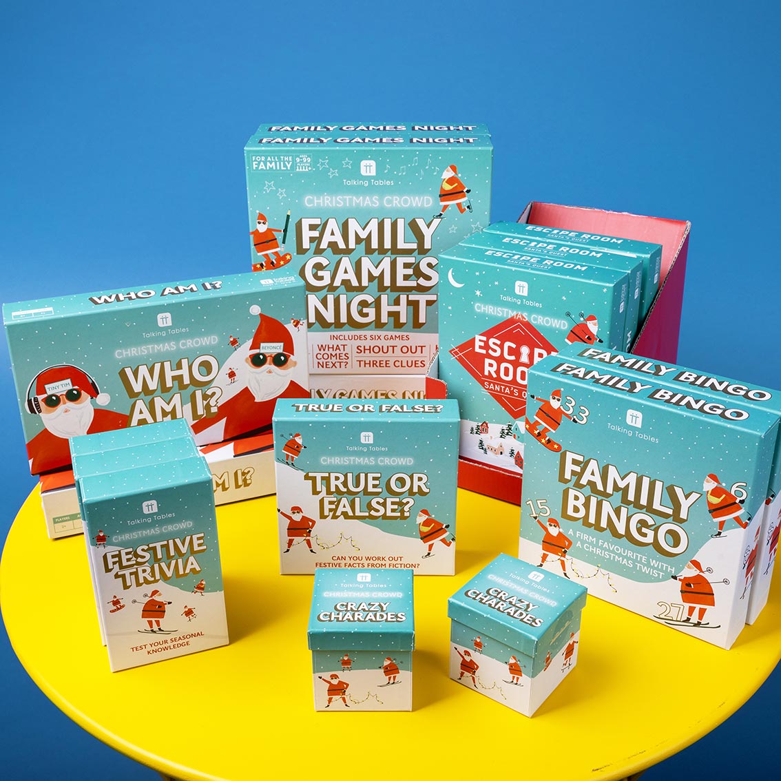 Christmas Family Bingo Game - 6 Unit Display | Christmas Games |