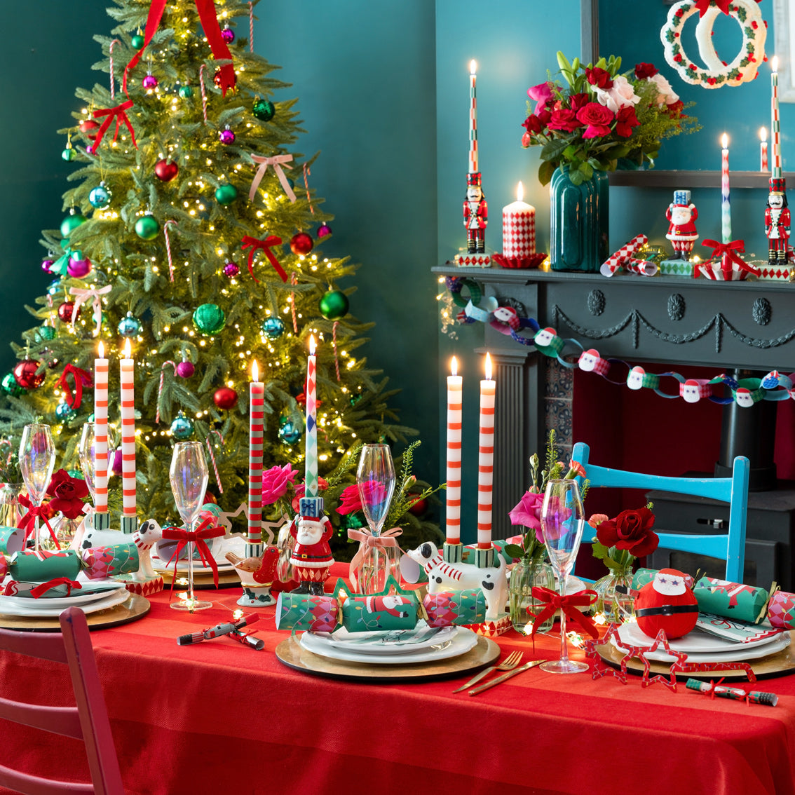 Nutcracker Christmas Saucer Crackers - 10 Pack Display | Christmas Decor |