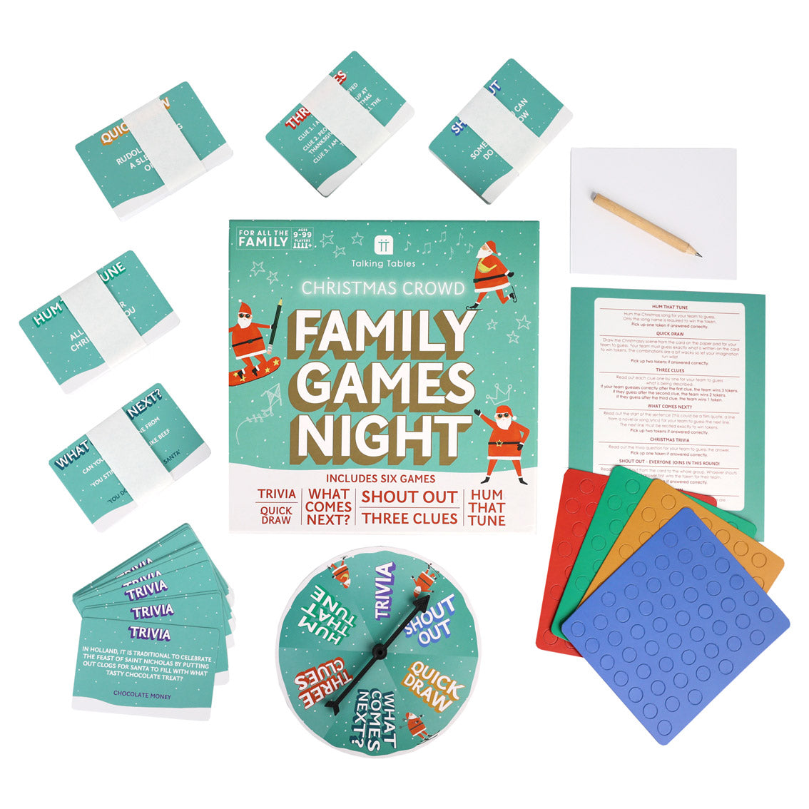 Christmas Family Games Night - 6 Games | Christmas Games |