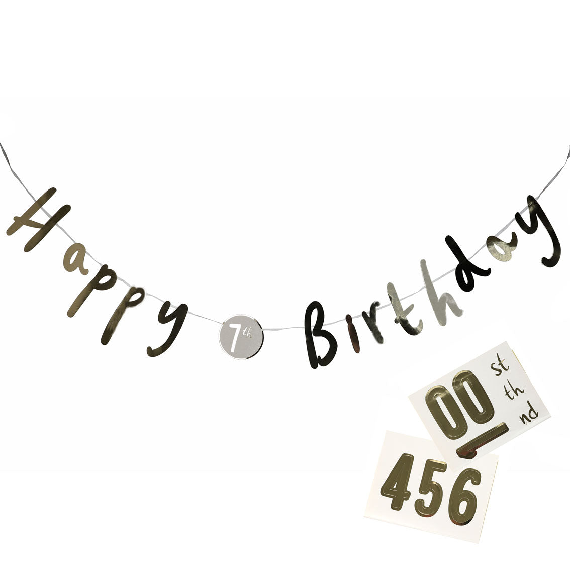 Customisable Happy Birthday Garland - 3m | Birthday Decor |