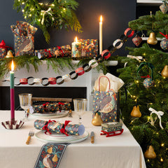 Partridge & Pear Paper Chains - 100 Pack | Christmas Decor |