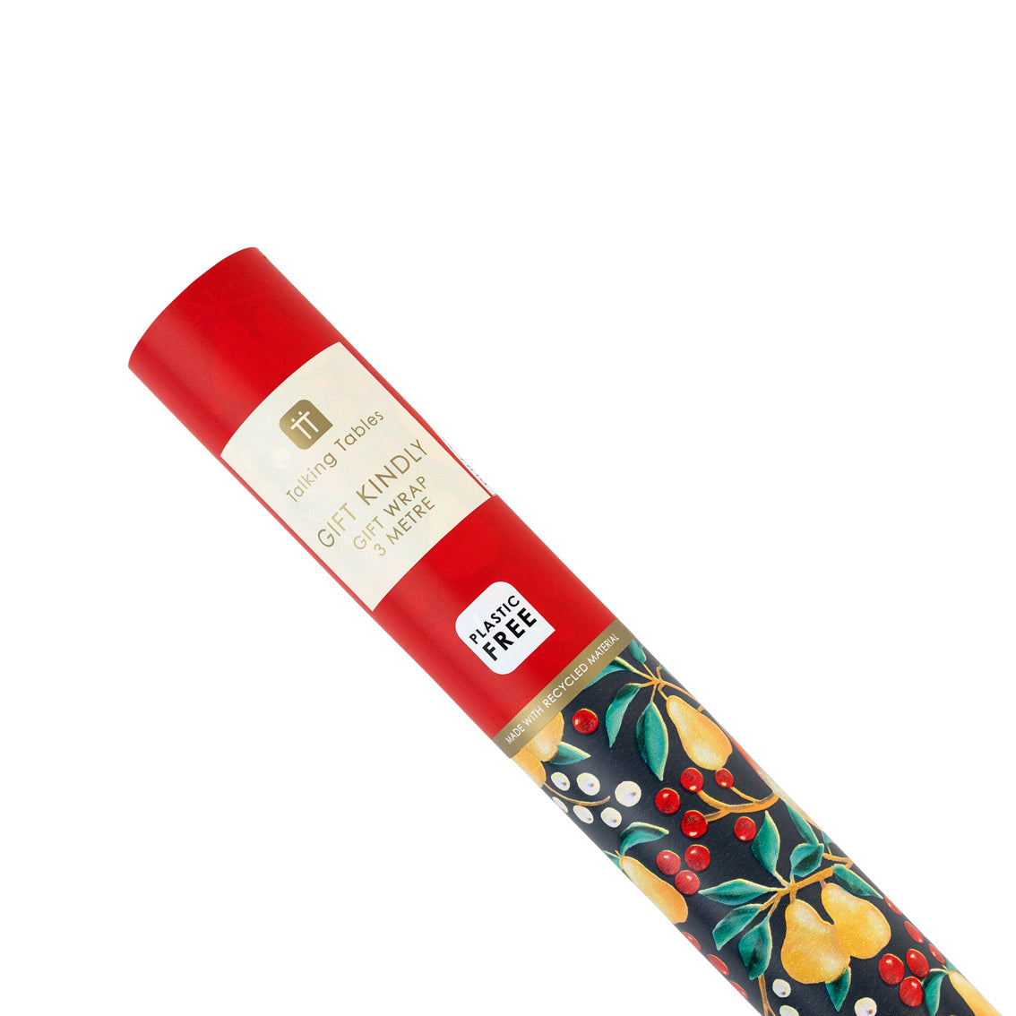 Partridge & Pear Recycled Christmas Wrapping Paper - 3m - 16 Unit Display