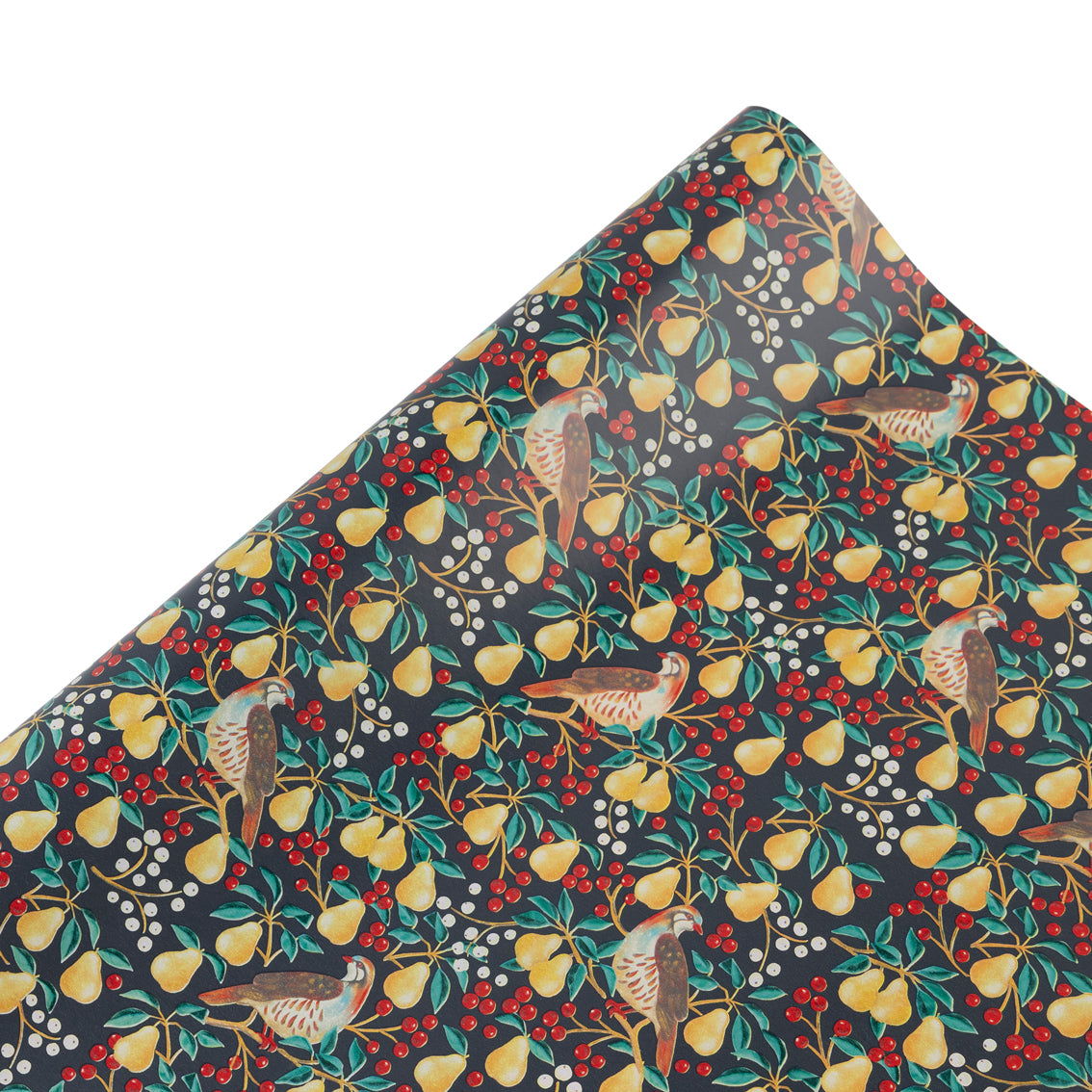 Partridge & Pear Recycled Christmas Wrapping Paper - 3m - 16 Unit Display