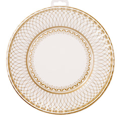 Gold Large Paper Plates - 24 Pack